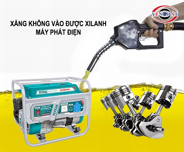Xăng/dầu không vào xi lanh