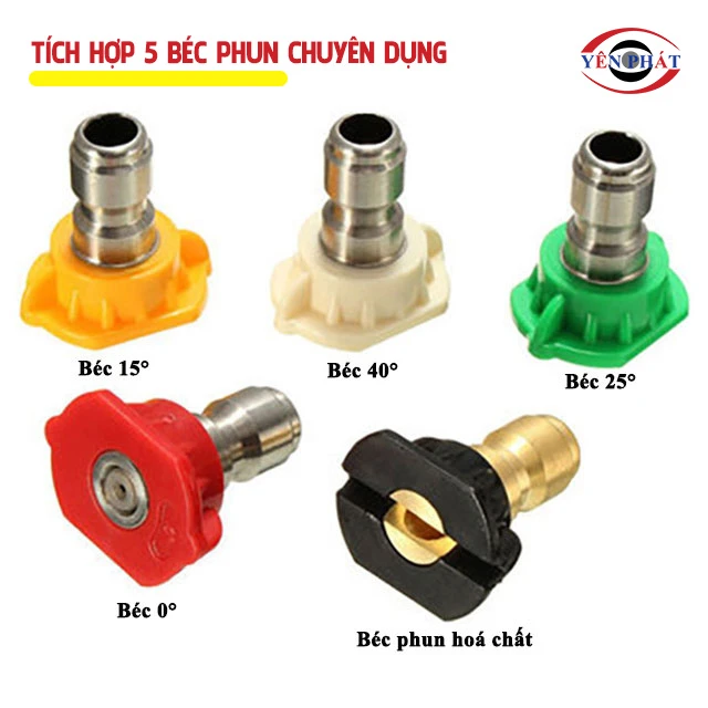 Tích hợp 5 béc phun