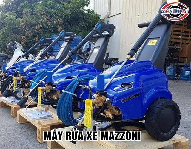 Máy Rửa xe Mazzoni: Chất lượng, Hiệu năng khủng, Giá cao