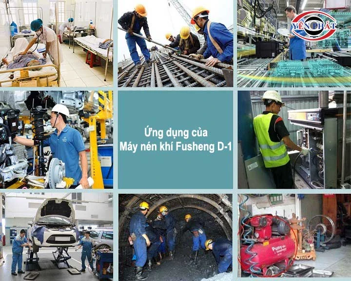 ưng dụng của Máy nén khí Fusheng D-1