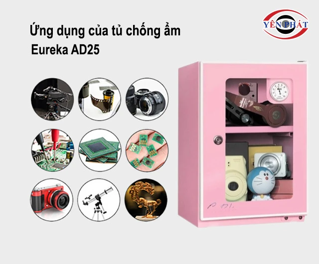 Ứng dụng của Tủ chống ẩm Eureka AD25