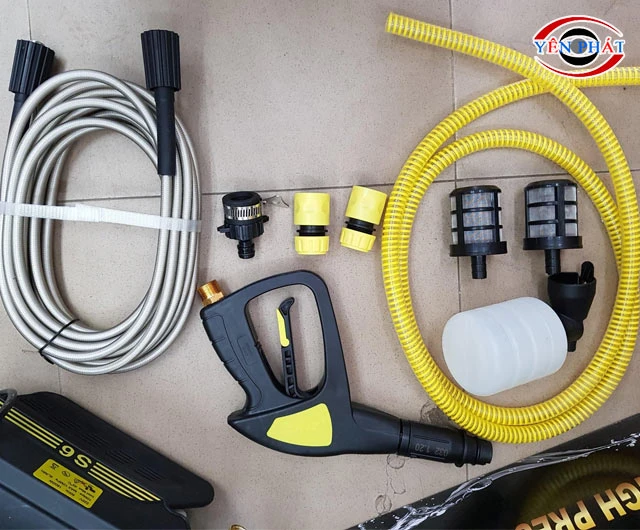 Phụ kiện đa dạng, xịt rửa hiệu quả cao