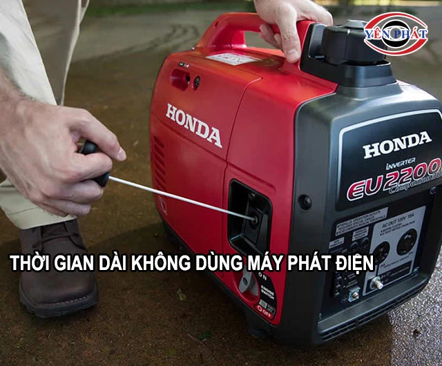 máy phát điện lâu không dùng