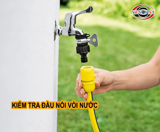 kiểm tra vòi nước