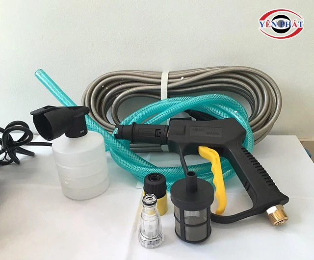 Phụ kiện máy rửa xe Sakura đầy đủ