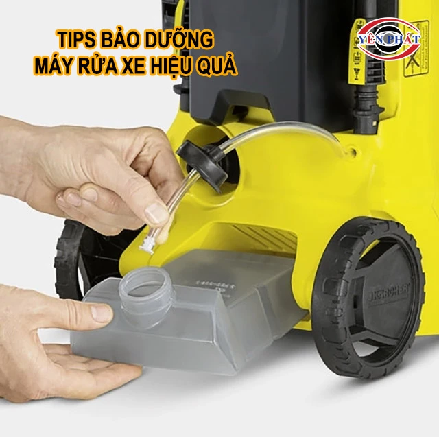 tips bảo dưỡng máy rửa xe