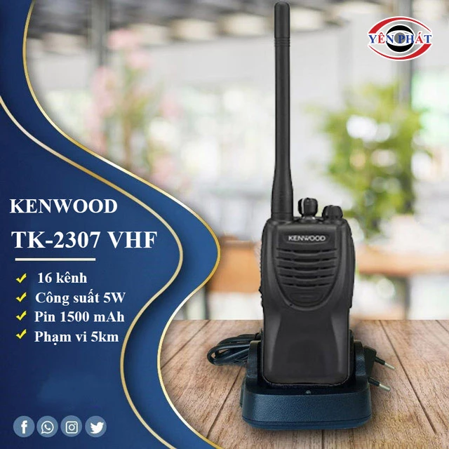 ưu điểm của Kenwood TK-2307 (VHF)