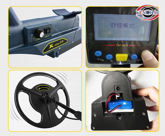 cấu tạo của máy dò kim loại TM99S