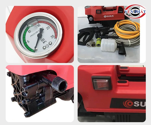 Cấu tạo của máy rửa xe Osuka