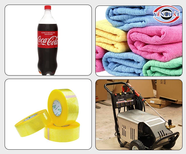 dụng cụ chuẩn bị để rửa xe bằng coca