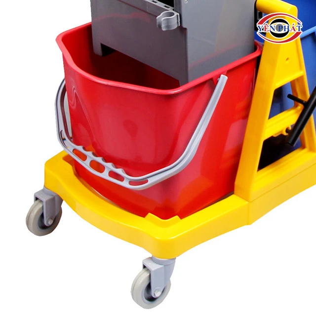 bánh xe của xe vắt móp đôi 2 xô 34L