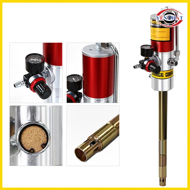 kết cấu của Đầu bơm máy bơm mỡ 20L, 30L