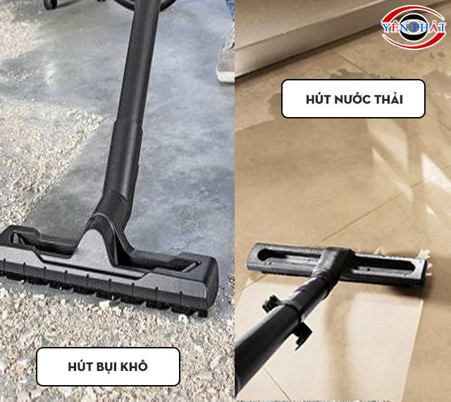 Hút bụi khô ướt đa năng, hiệu suất lớn
