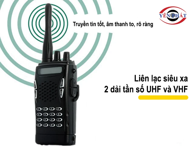 Kenwood TK-1118 truyển tín hiệu tốt
