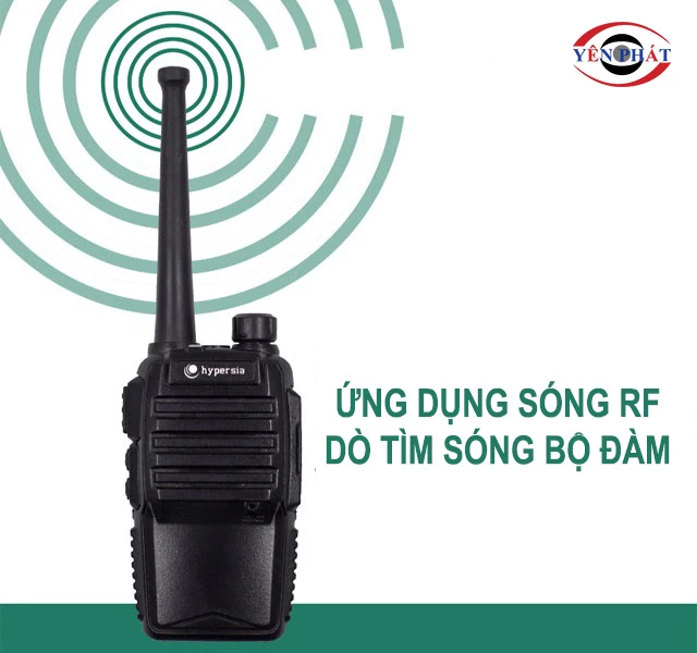 ứng dụng sóng RF để dò tìm tần số bộ đàm