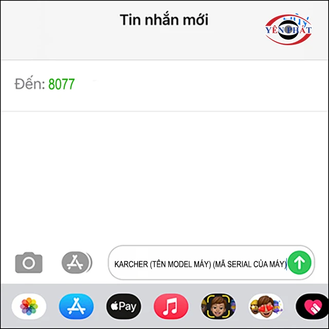 Cách kích hoạt bảo hành máy qua tin nhắn