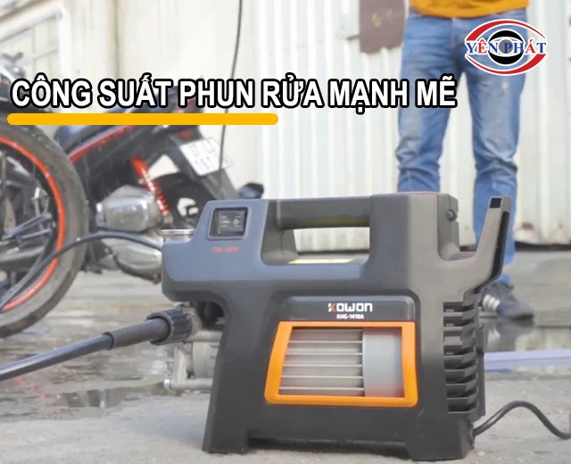 công suất phun rửa lớn