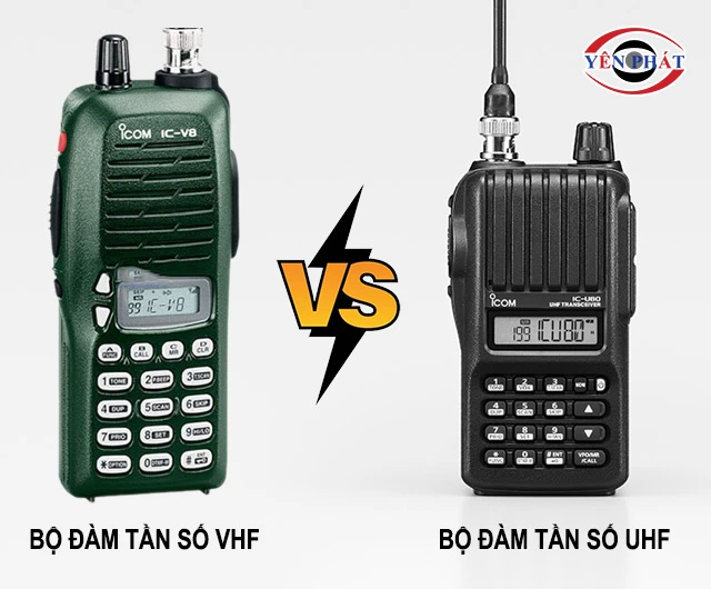 So sánh bộ đàm UHF và VHF