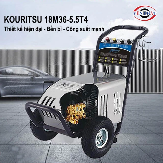 Máy rửa xe cao áp Kouritsu 18M36-5.5T4