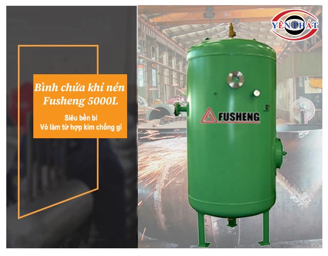 Bình chứa khí nén Fusheng 5000L