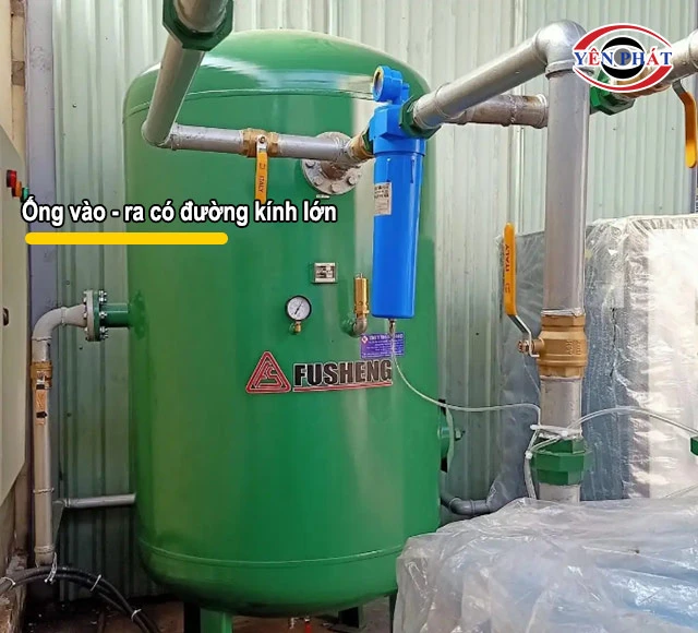 Ống vào - ra có đường kính lớn