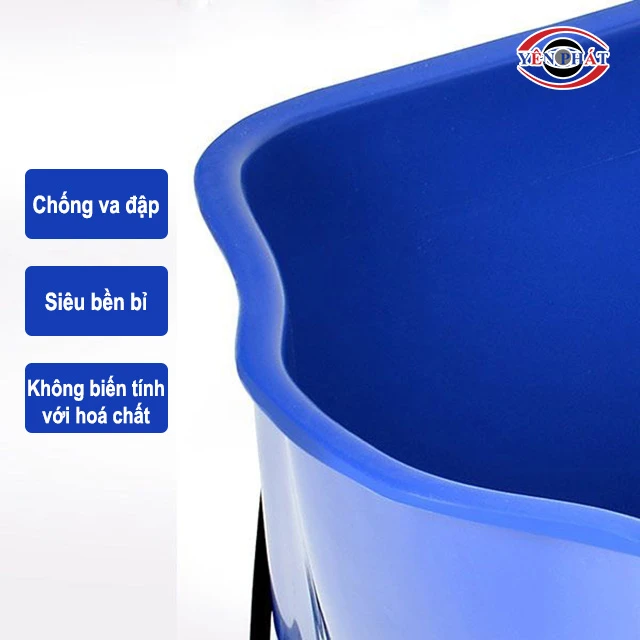 độ bền siêu cao của Xe ép lau sàn 2 xô 60L AF08074