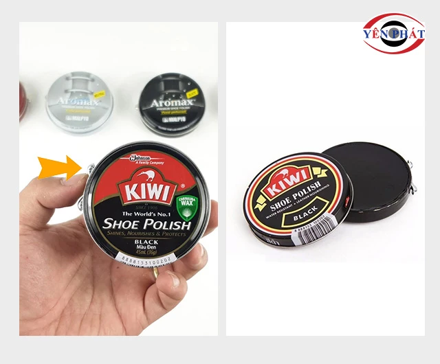 Cách mở hộp xi đánh giày có gờ khóa