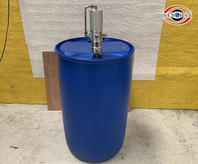 máy bơm mỡ thùng phuy