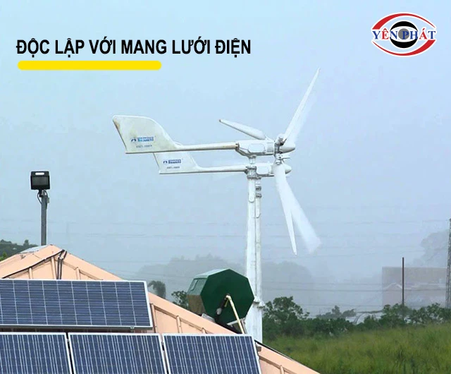 độc lập với mạng lưới điện