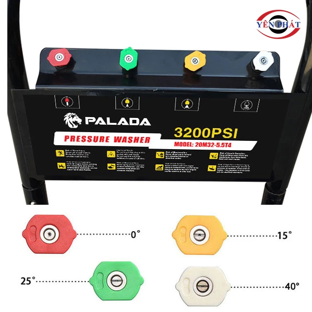 bộ béc phun của Palada 3200 PSI 5.5KW