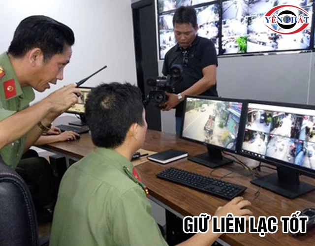 Bộ đàm công an liên lạc tốt