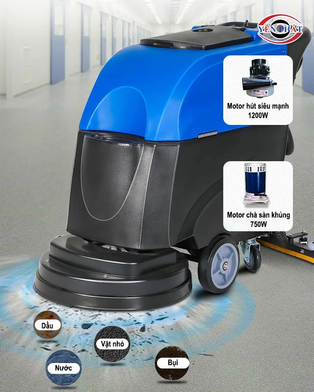 motor hút và chà của Kungfu Clean KF-70C