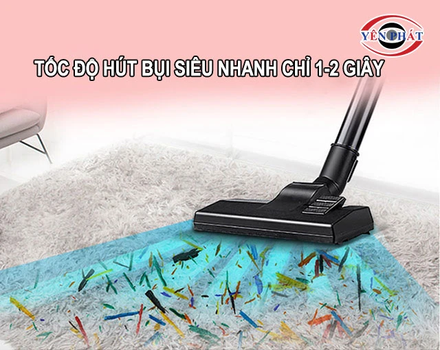 tốc độ hút siêu nhanh
