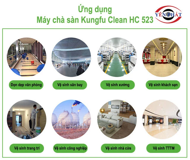 ứng dụng của Kungfu Clean HC 523