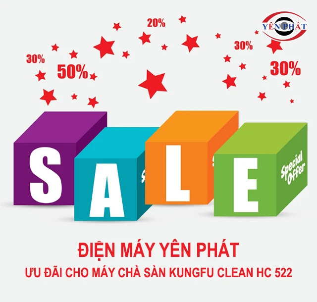 yên phát ưu đãi khi mua Kungfu Clean HC 522