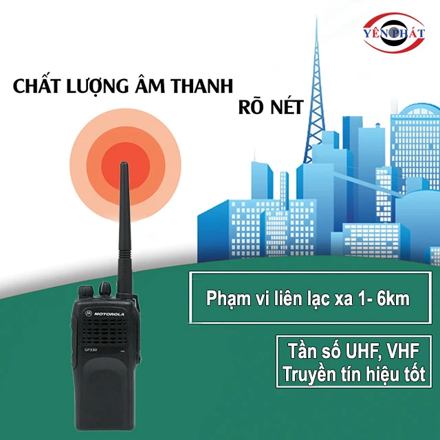  bộ đàm Motorola GP330 tryền tín hiệu xa