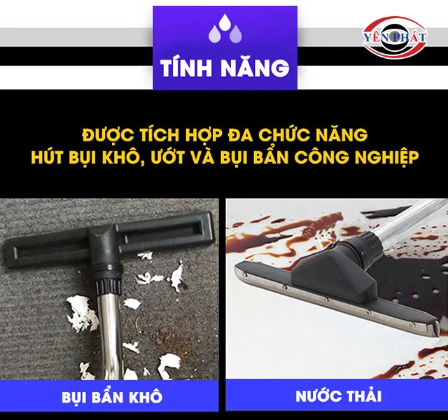 tính năng của máy hút bụi Topclean TC40S