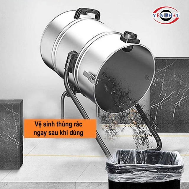 đổ rác sau khi sử dụng Pertek PT80P