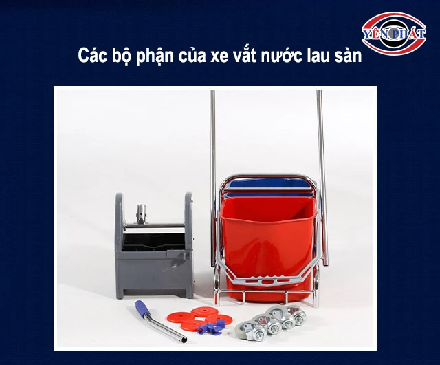 các bộ phận của xe vắt nước lau sàn
