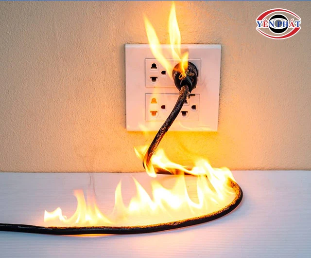 cháy thiết bị điện trong gia đình