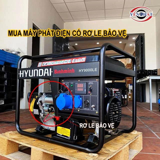 mua máy phát điện có rơ le bảo vệ 