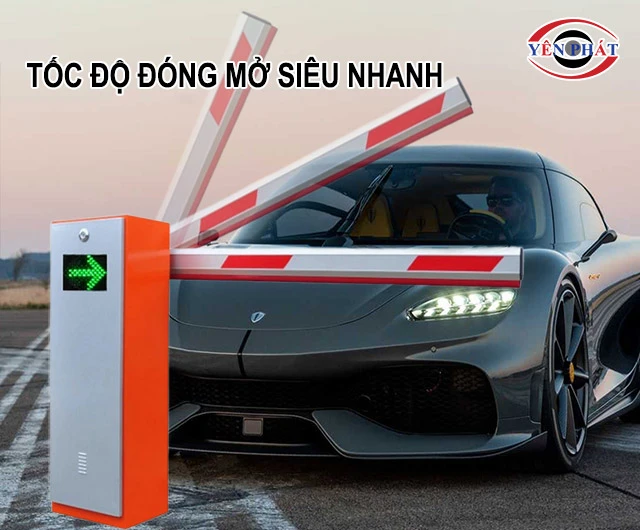 Barrier Gate GB06 đóng mở siêu nhanh