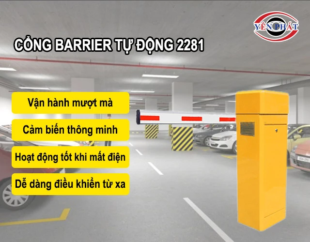 ưu điểm của Cổng Barrier tự động 2281
