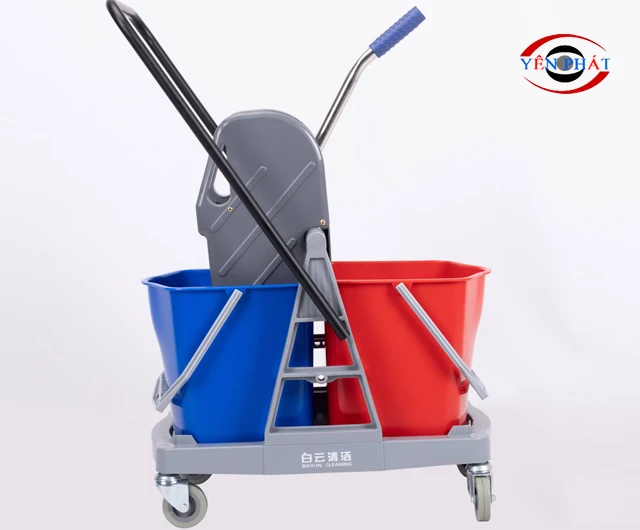 Làm sạch dễ dàng với xe vắt nước lau nhà 2 xô 34L AF08076