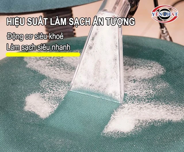 hiệu suất làm sạch ân tượng