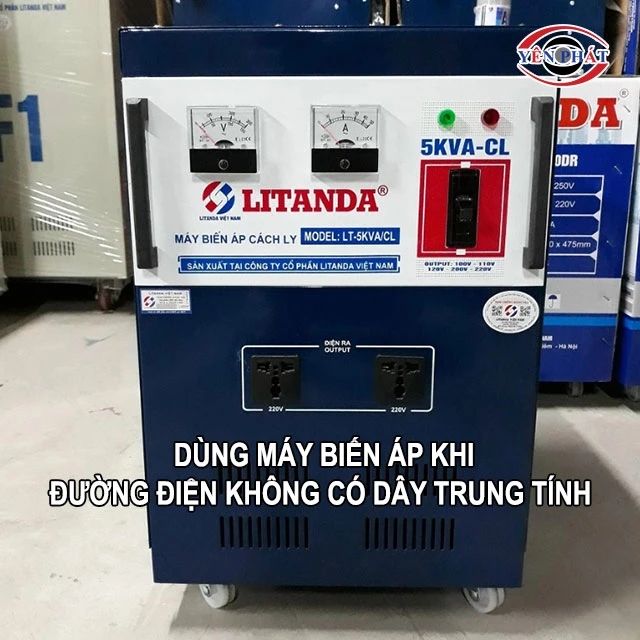 dùng biến áp