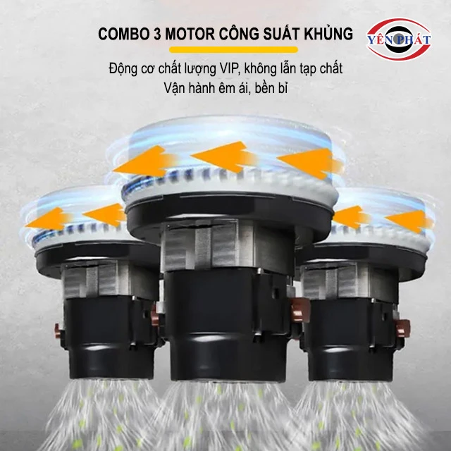 3 motor công suất khủng