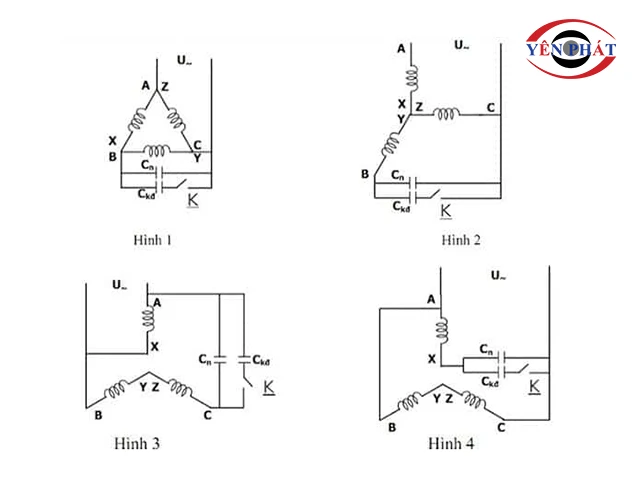 sơ đồ đấu điện chuyển đổi 3 pha thành 1 pha 