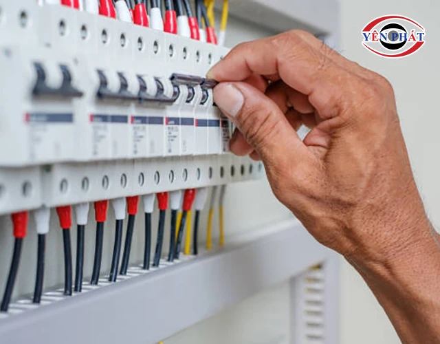 Ngắt hệ thống điện trước khi thao tác