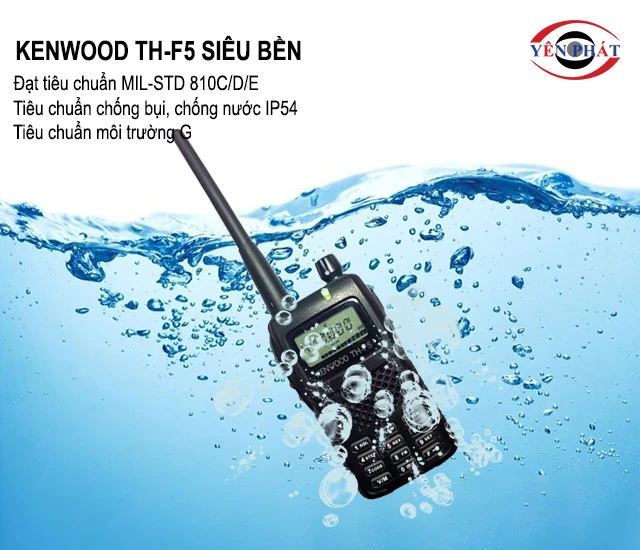 Kenwood TH-F5 siêu bền bỉ